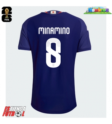 Japón Takumi Minamino #8 Primera Equipación Mundial 2026 Manga Corta